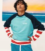 Greatness Lightweight Reglan Crewneck – Navy Blue / Sky Blue - Image 2