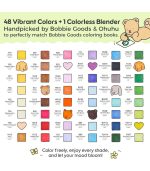 Ohuhu x Bobbie Goods Honolulu B 48 Colors Dual Tips Alcohol Art Markers, Brush & Chisel - Image 5