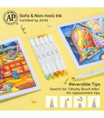 Ohuhu x Bobbie Goods Honolulu B 48 Colors Dual Tips Alcohol Art Markers, Brush & Chisel - Image 2