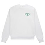 Greatness Lightweight Reglan Crewneck – White / Green
