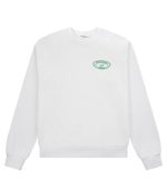 Greatness Lightweight Reglan Crewneck – White / Green