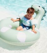 Swim Ring Animal, Green/Dino - Image 3