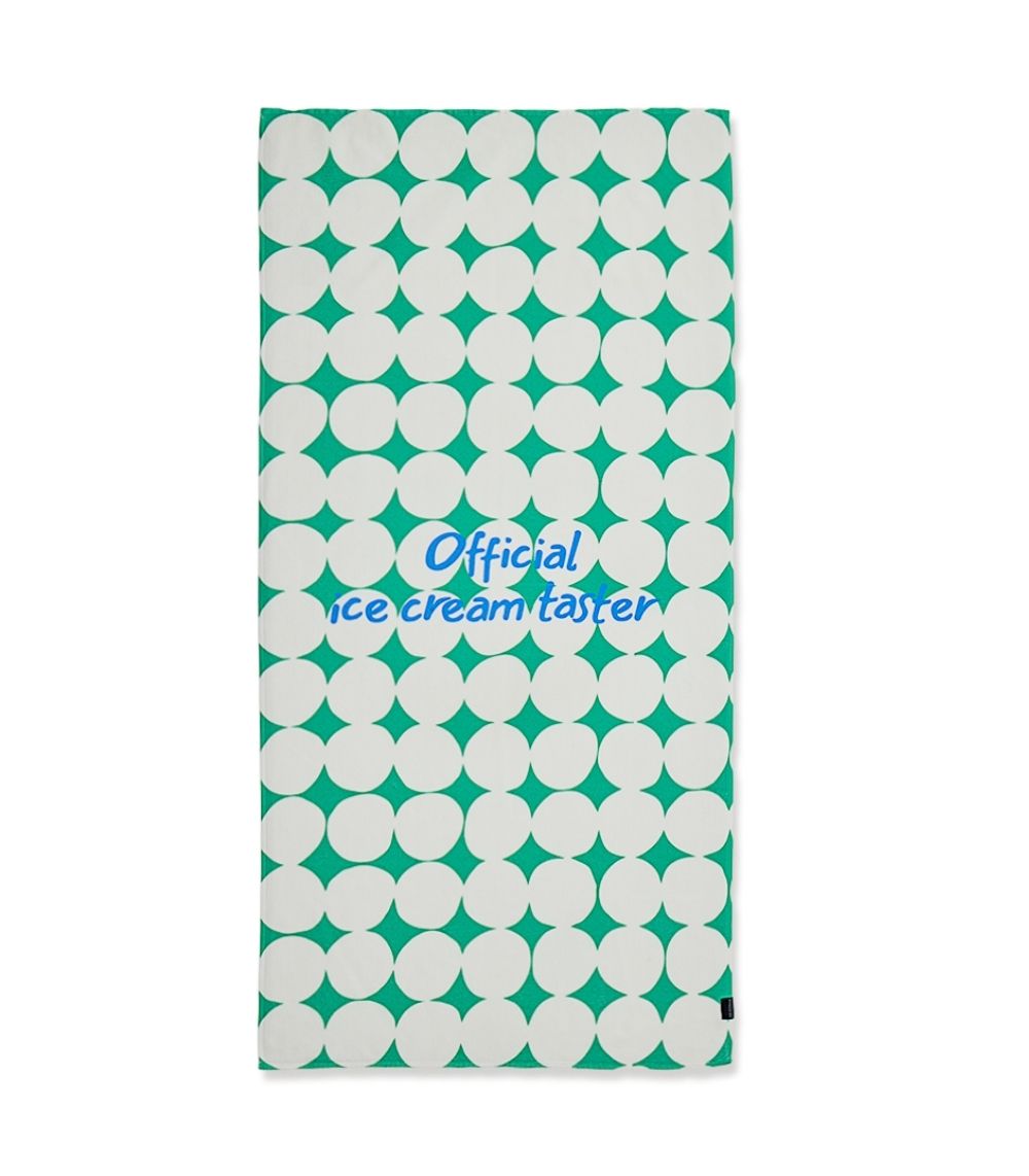422 Moss Lattice Beach Towel - Image 1