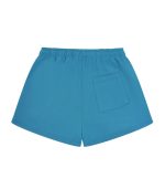 Greatness Cotton Shorts – Azure Blue/Red - Image 3