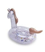 Inflatable Unicorn, Blue Daisy Flower - Image 4