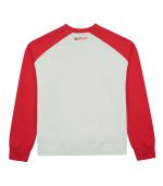 Greatness Lightweight Reglan Crewneck – Red / Ice Blue - Image 5