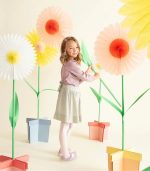 Meri Meri Large Stand Up Flower Decorations (x 3) - Image 2