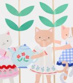 Meri Meri Kitten Club Cake Toppers (x 4) - Image 3