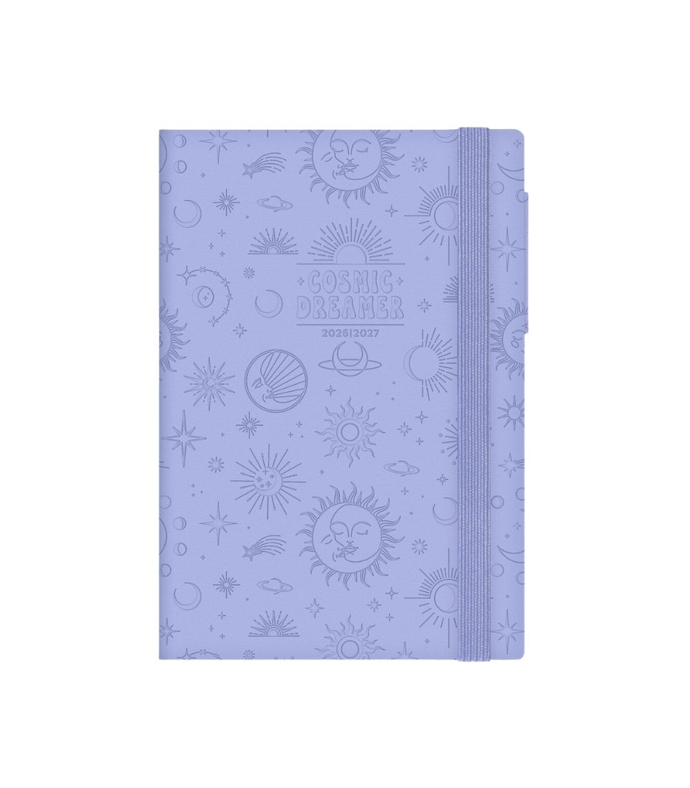 54 16-Month Medium Daily Diary for 2026/2027 - Cosmic Lilac - Image 1