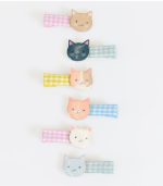Meri Meri Kitten Club Hair Clips (x 6) - Image 3