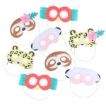 Meri Meri Jungle Jamboree Party Masks (x 8)