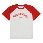 Greatness Reglan T-Shirt – Burnt Orange/White