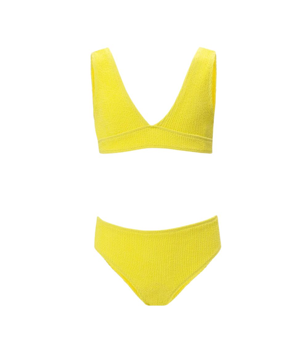 SORBET ISLAND WONDER (4) Kids Aqua Bikini 6-10 Years, Banana - Image 1