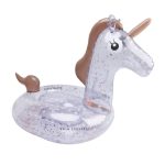 Inflatable Unicorn, Blue Daisy Flower