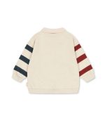 Spotty Sweat Shirt, Brown Rice - Image 4