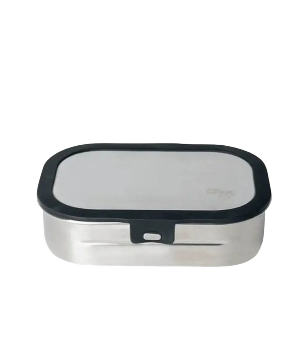 104 Stainless Steel Lunchbox - 2 Compartment - Black - Image 1