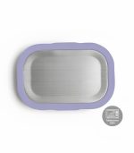 Stainless Steel Lunchbox - 2 Compartment - Purple - Image 5