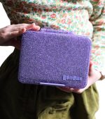 Yumbox Snack - 3-sections Princess Purple Glitter - Image 5