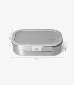 Stainless Steel Lunchbox - 2 Compartment - Purple - Image 7