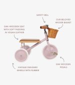 Banwood Trike, Dusty Pink - Image 10