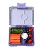 Yumbox Snack - 3-sections Princess Purple Glitter - Image 6