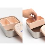 Stainless Steel Lunchbox With Removable Compartments, Woof Gang - Image 6