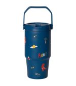 Insulated Tumbler 600ml - Blue Dino