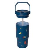 Insulated Tumbler 600ml - Blue Dino - Image 2