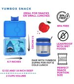 Yumbox Snack - 3-sections Surf Blue/Shark tray - Image 5