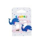 Kiddoz Sparkle Whale Hair Clips
