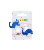 Kiddoz Sparkle Whale Hair Clips