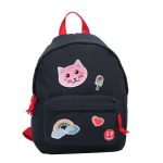 Kids Small Backpack Cat Blue