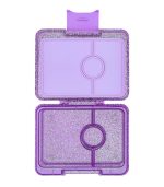 Yumbox Snack - 3-sections Princess Purple Glitter
