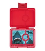 Yumbox Snack - 3-sections Wow Red/Shark Tray