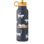 Falk Water Bottle 500ml, Tiger/Classic Navy