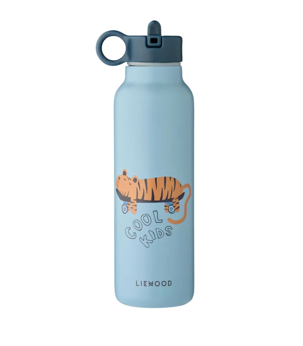 324 Falk Water Bottle 500ml, Tiger/Beach Blue - Image 1