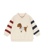 Spotty Sweat Shirt, Brown Rice
