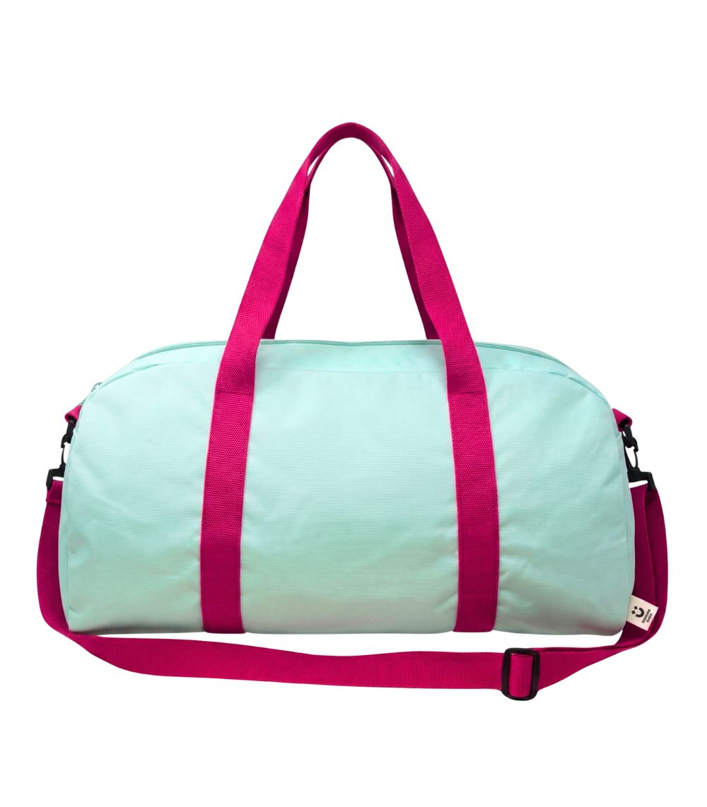 38 WonderLove Travel Bag, Pistachio/Fuchsia - Image 1