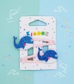 Kiddoz Sparkle Whale Hair Clips - Image 2