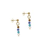 Blue Flora Earrings