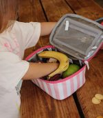 Pink Stripes Lunch Bag - Image 4