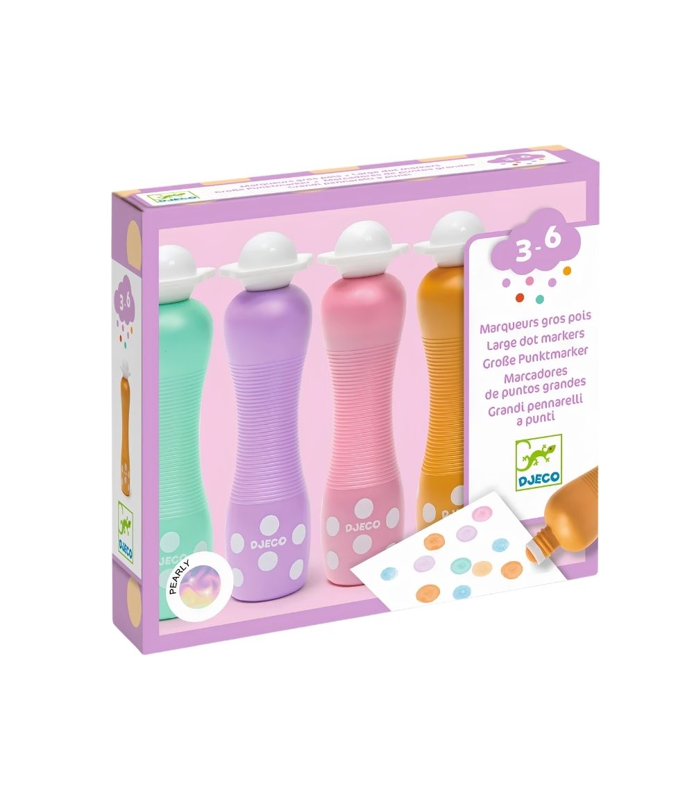 57 Djeco Large Dot Markers – Pearly - Image 1