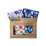 No-Sweat Ice Packs, Set of 2 Poppies & Liberty Blue Flowers