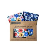 No-Sweat Ice Packs, Set of 2 Poppies & Liberty Blue Flowers