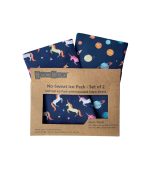 No-Sweat Ice Packs, Set of 2 Space & Unicorn