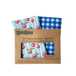 No-Sweat Ice Packs, Set of 2 Vichy & Cherries