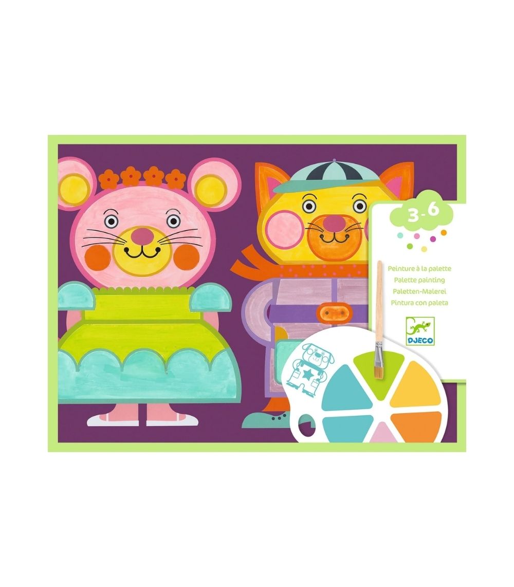 64 Djeco Palette Painting Chubby Cheeks - Image 1