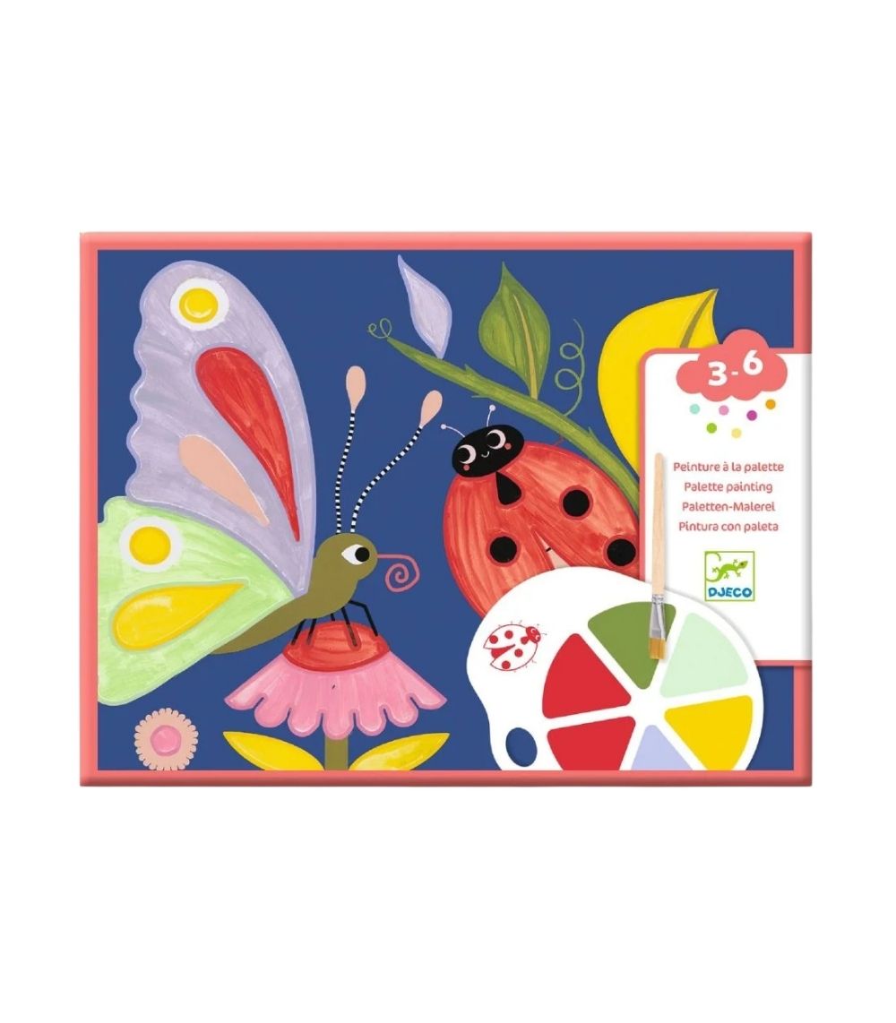 65 Djeco Palette Painting Creepy Crawlies - Image 1