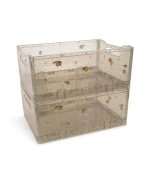 2 Pack Glitter Storage Box, Sparkling Blue - Image 2