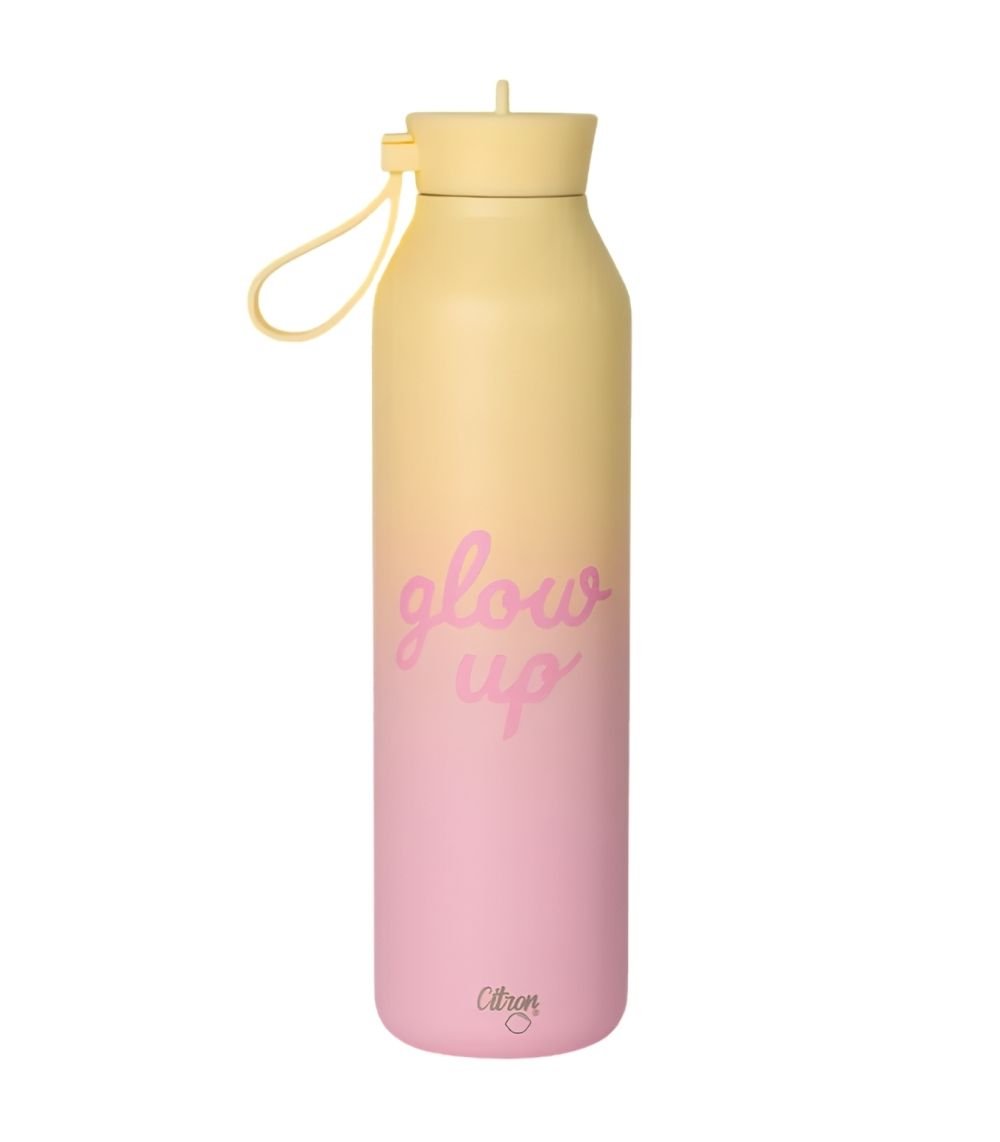 79 Water Bottle 750ml - Glow Up Pink/Yellow - Image 1